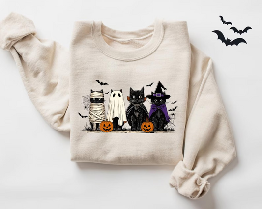 Halloween Cat Sweater V2