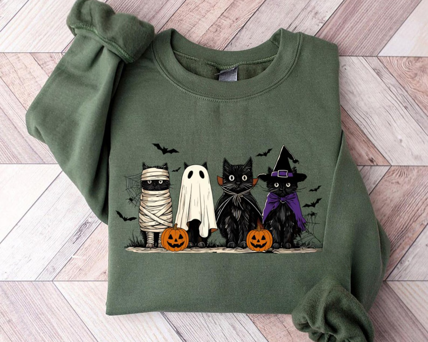 Halloween Cat Sweater V2