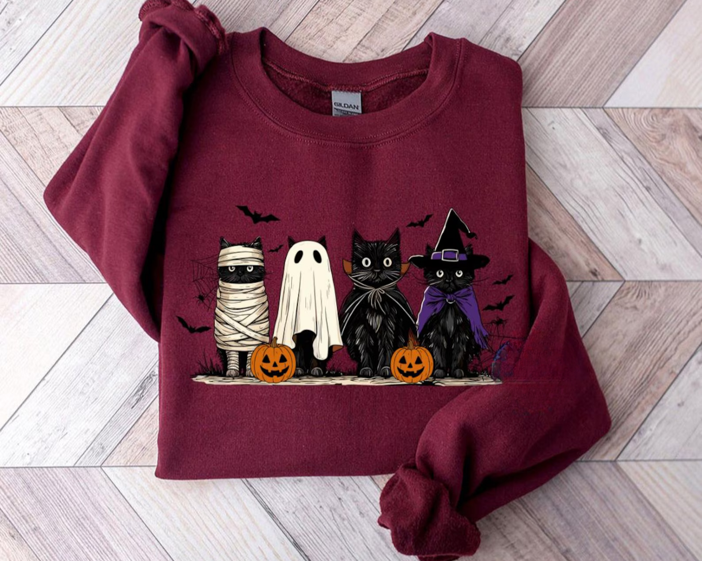 Halloween Cat Sweater V2