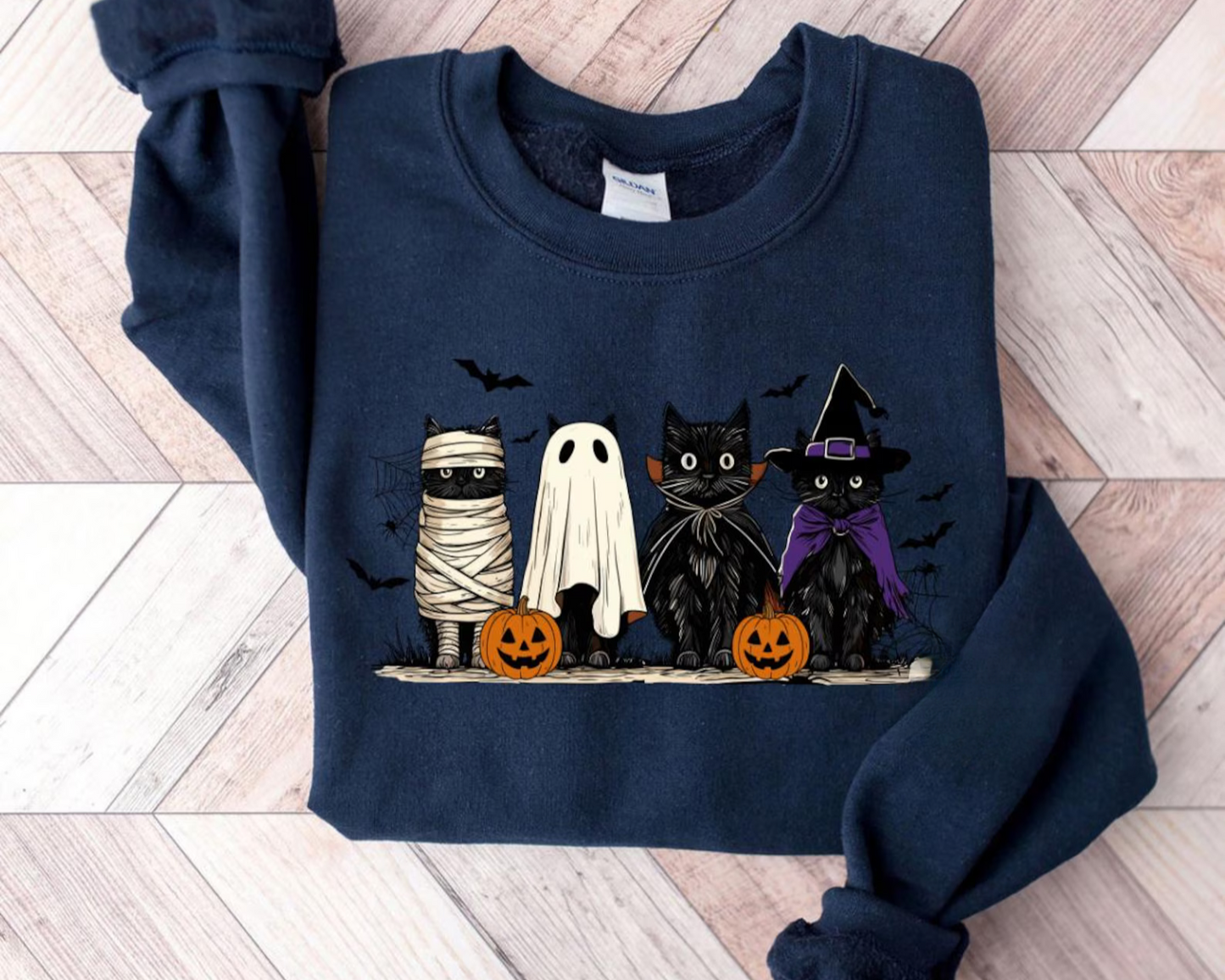 Halloween Cat Sweater V2