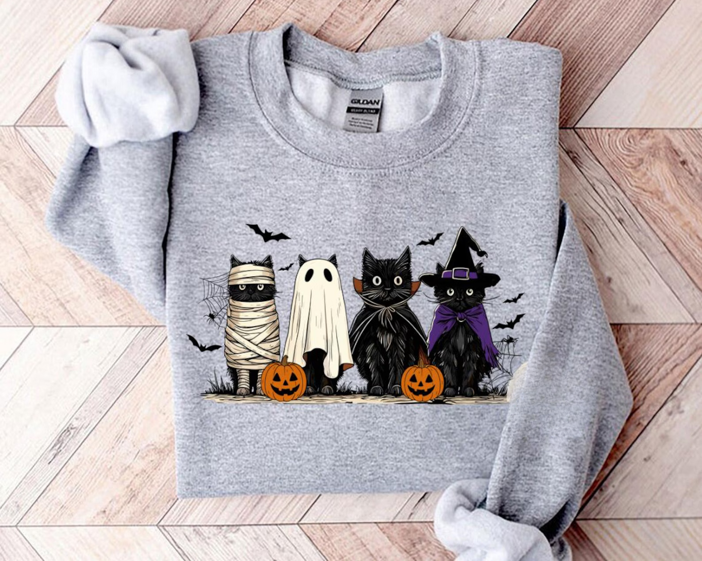 Halloween Cat Sweater V2