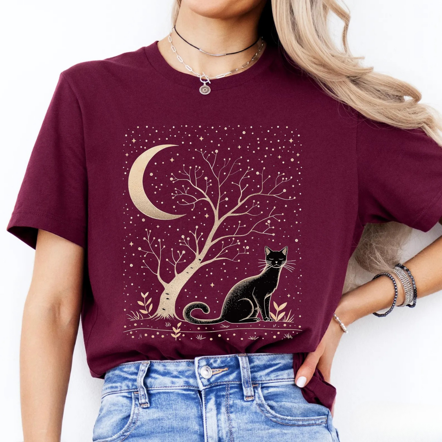 Cat Moon Tee V2
