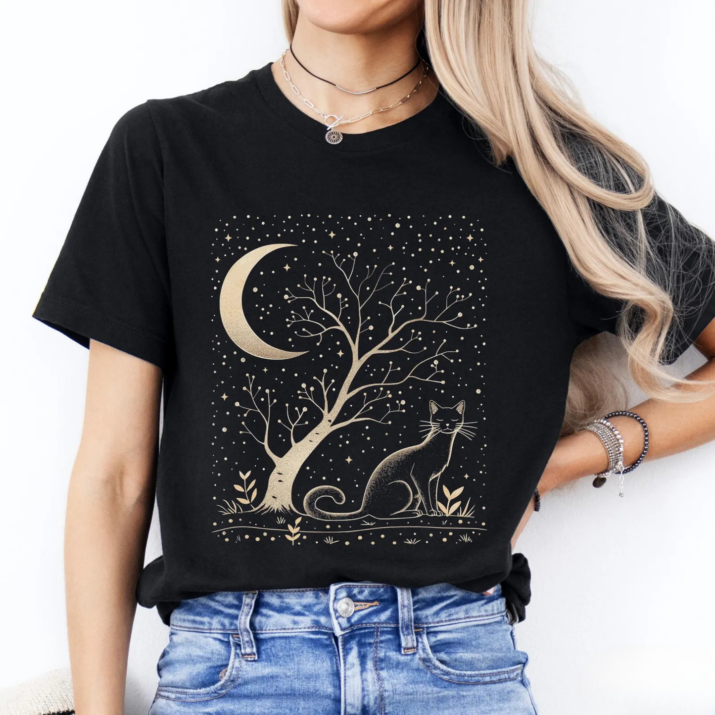 Cat Moon Tee V2