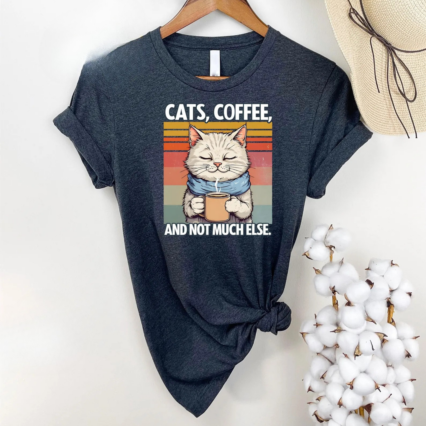 Cats & Coffee Tee New V2