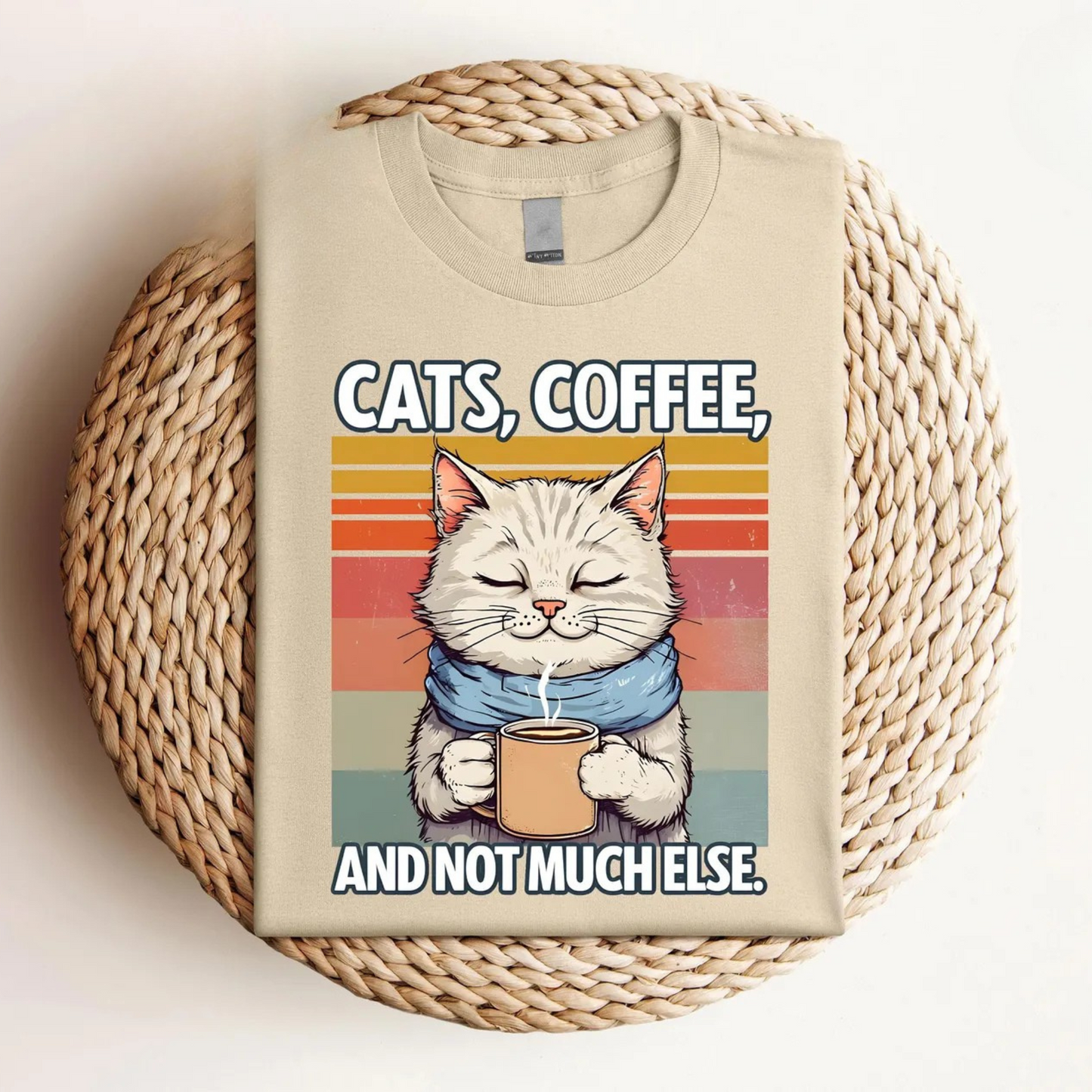 Cats & Coffee Tee New V2