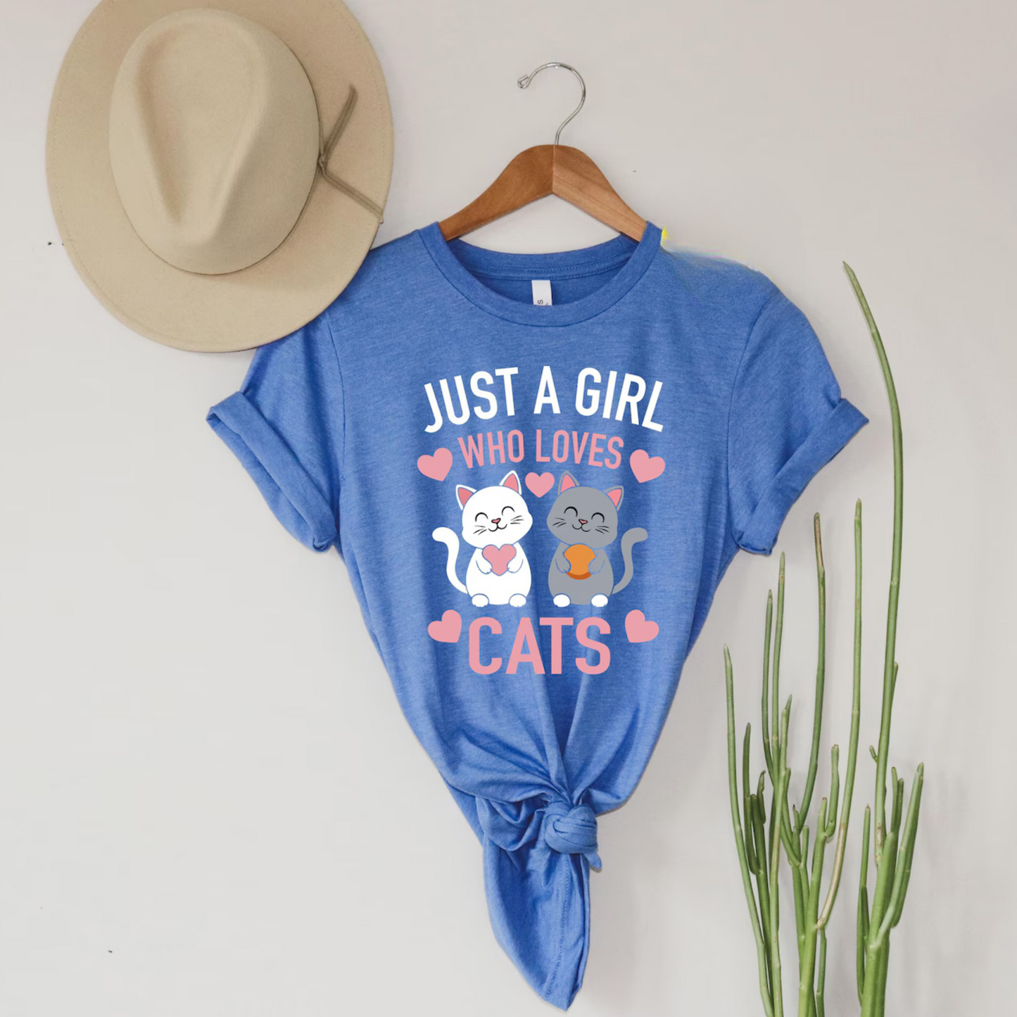 Just A Girl Who Loves Cats Tee V3