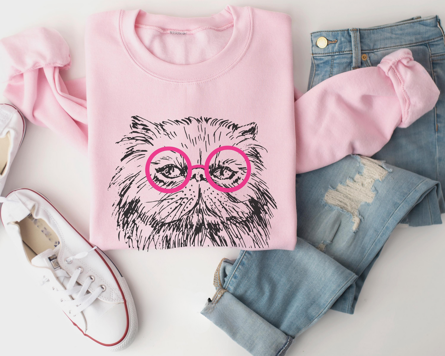 Retro Cat Sweater