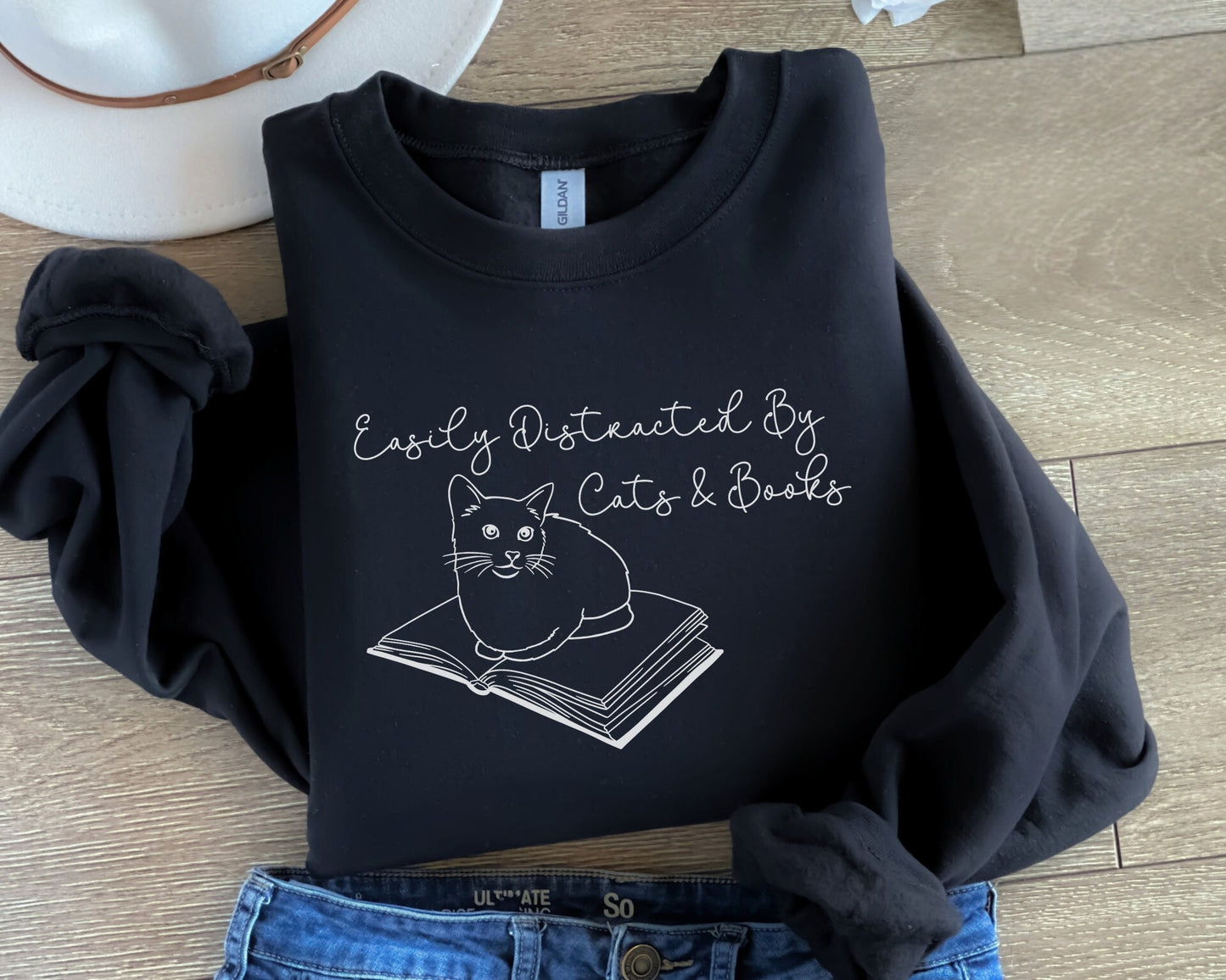 Easily Distracted Sweater Cat