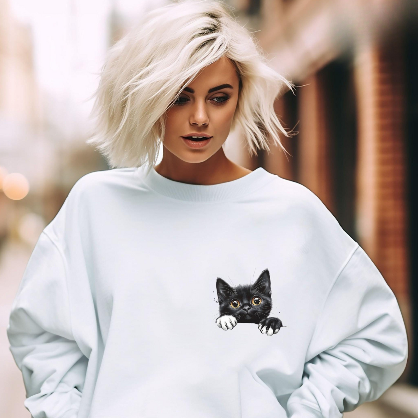 Cute Cat Sweater New