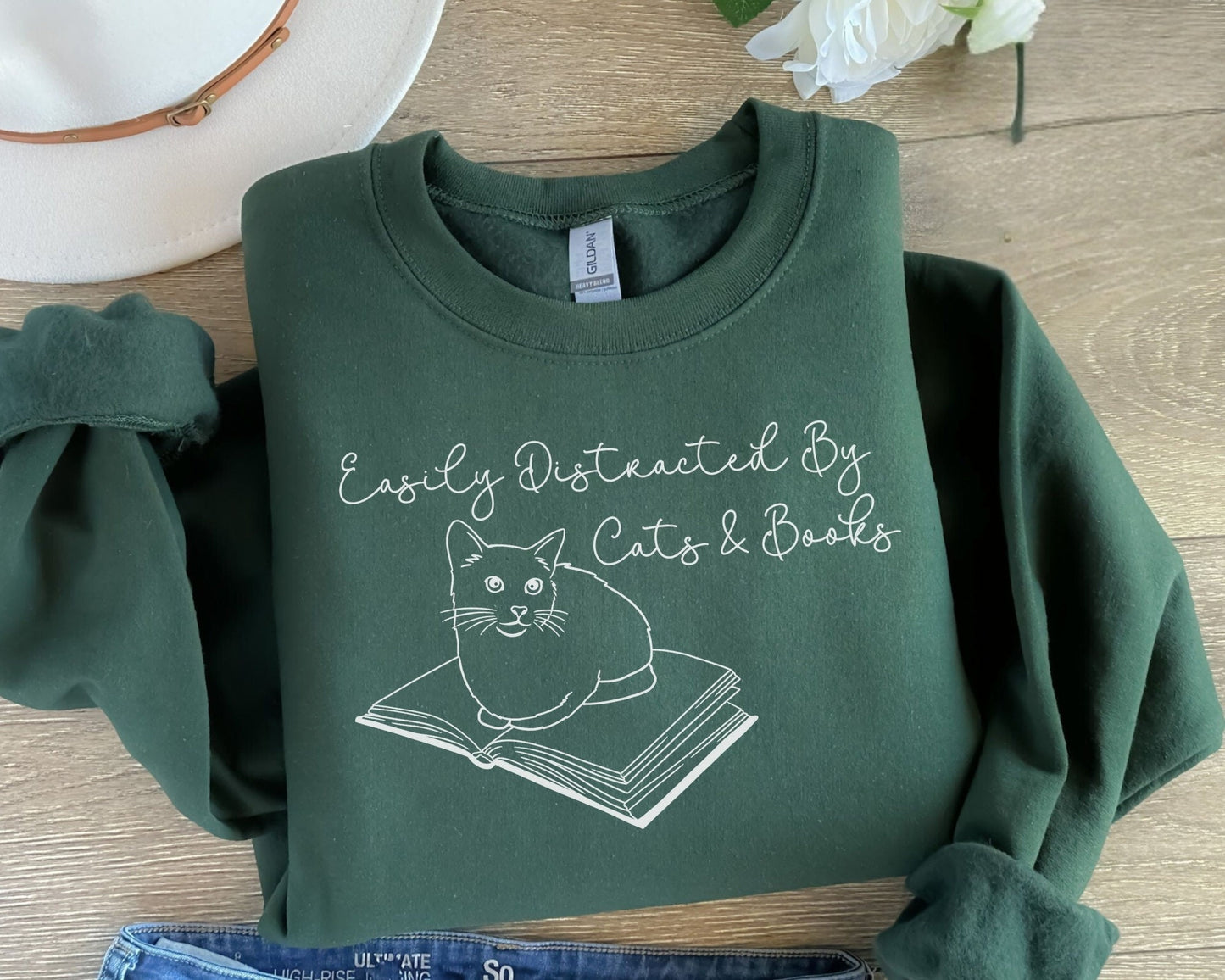Easily Distracted Sweater Cat