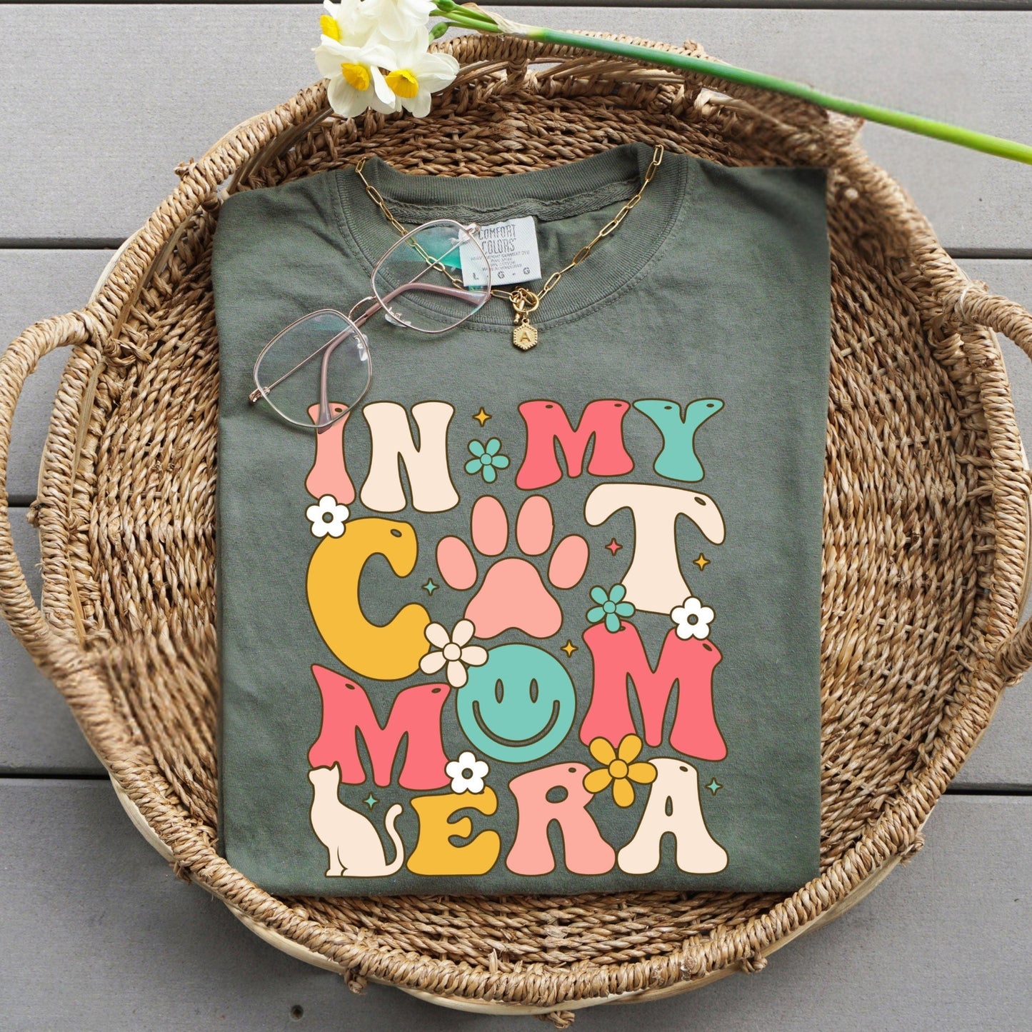 Cat Mom Era Tee