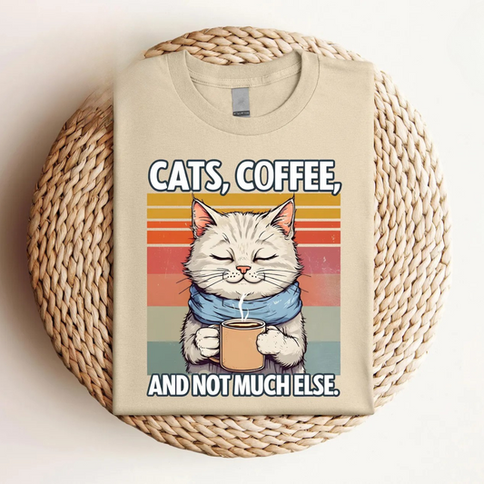 Cat's & Coffee Tee V8