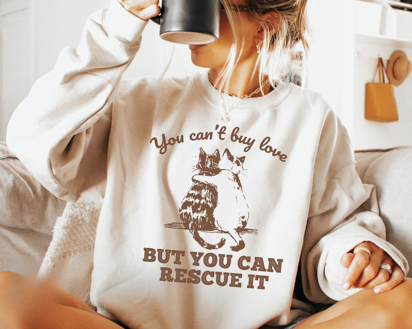 You Can't Buy Love Sweater