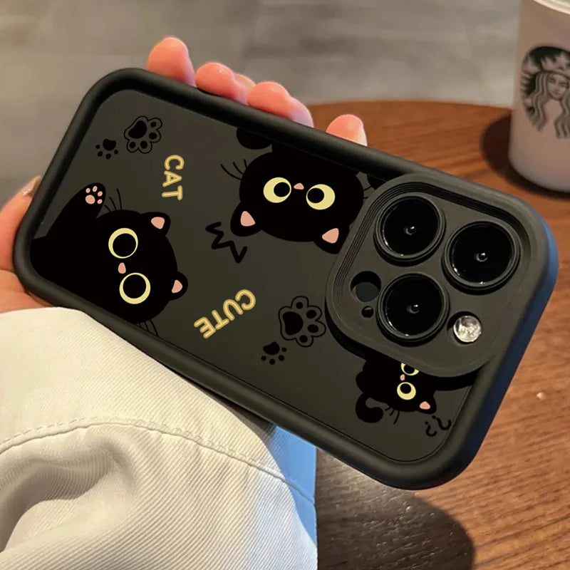 Black Cat iPhone Case