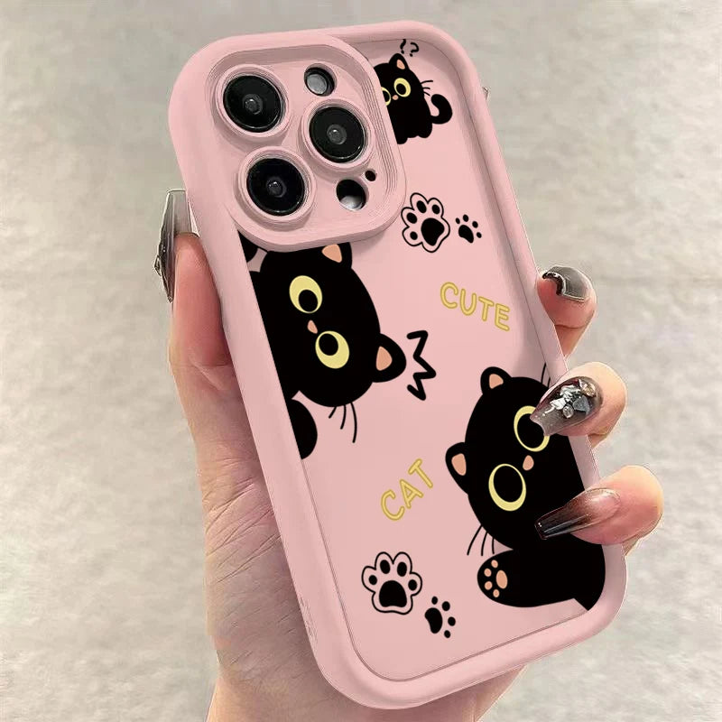 Black Cat iPhone Case
