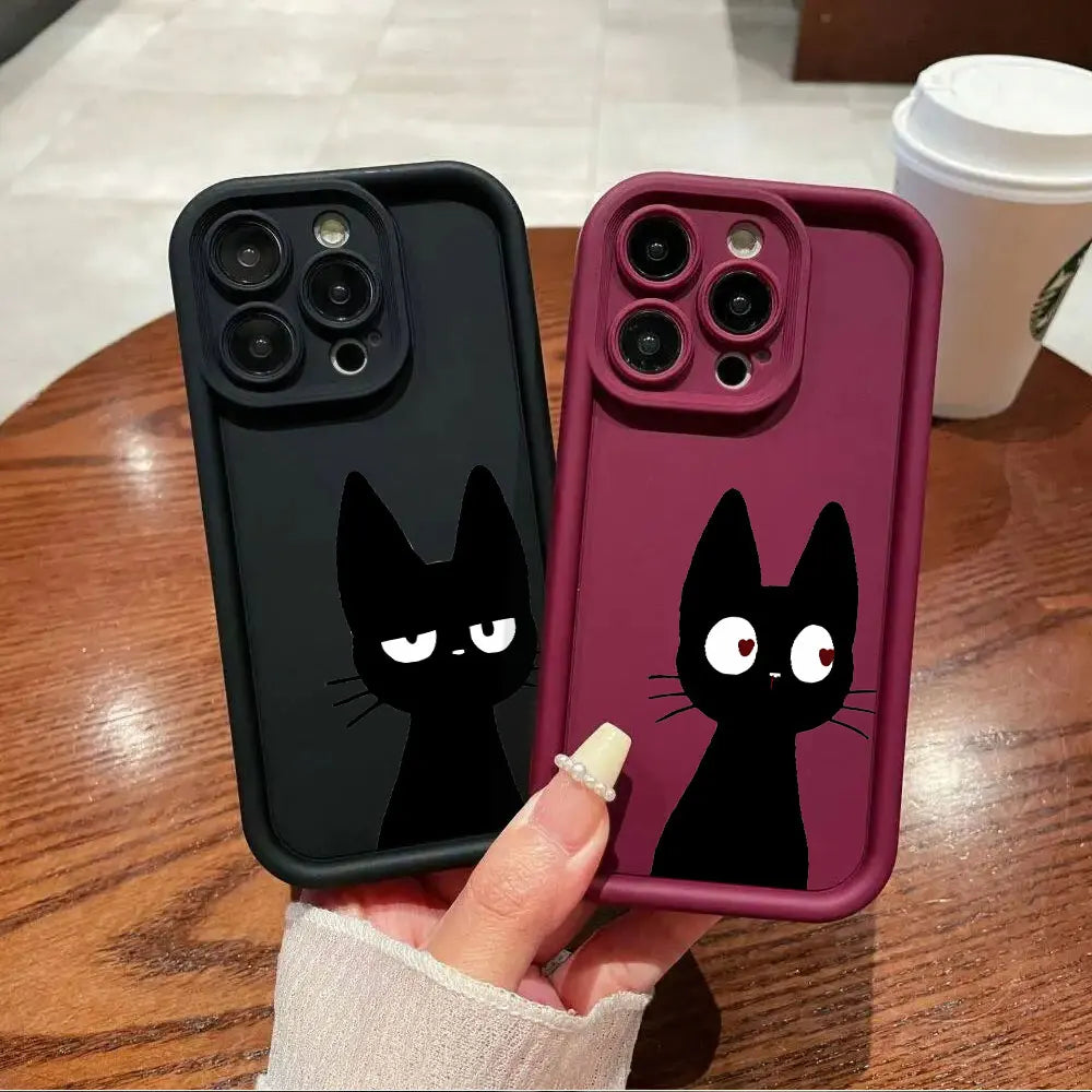 Black Cat iPhone Case