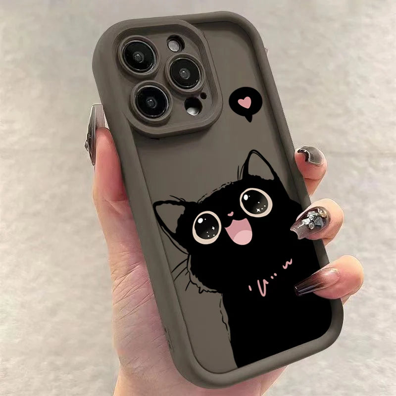 Black Cat iPhone Case