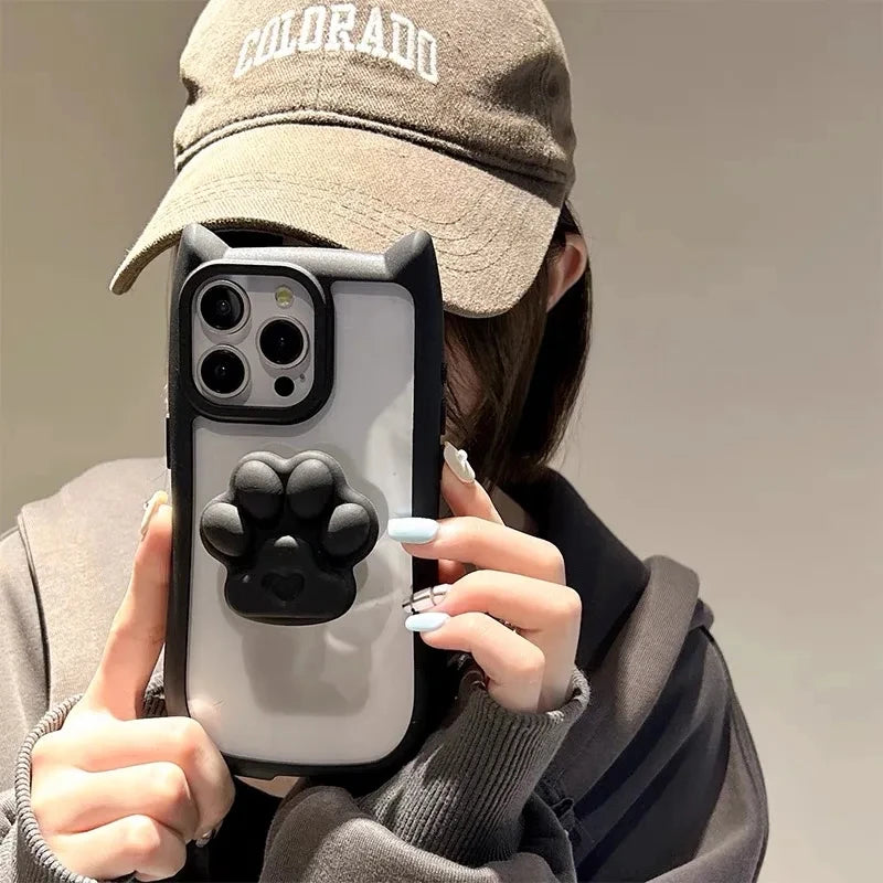 3D Cat Phone Holder Case