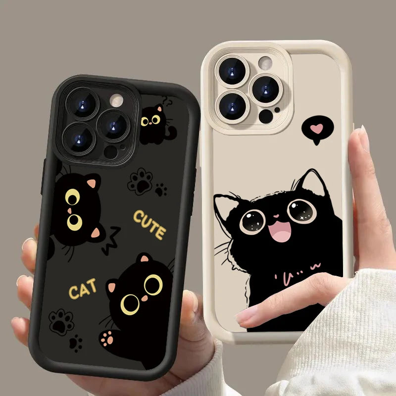 Black Cat iPhone Case