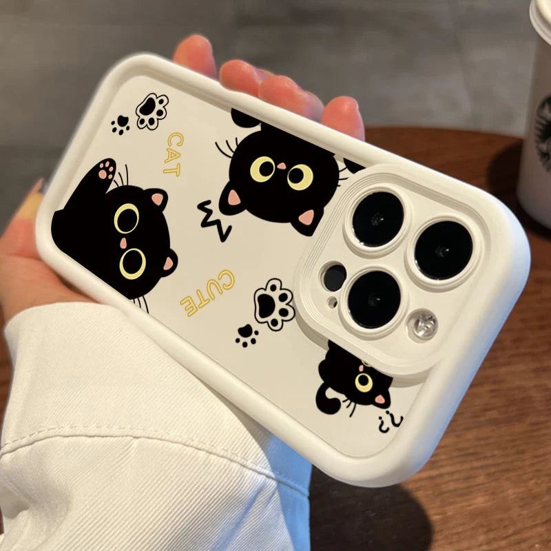 Black Cat iPhone Case
