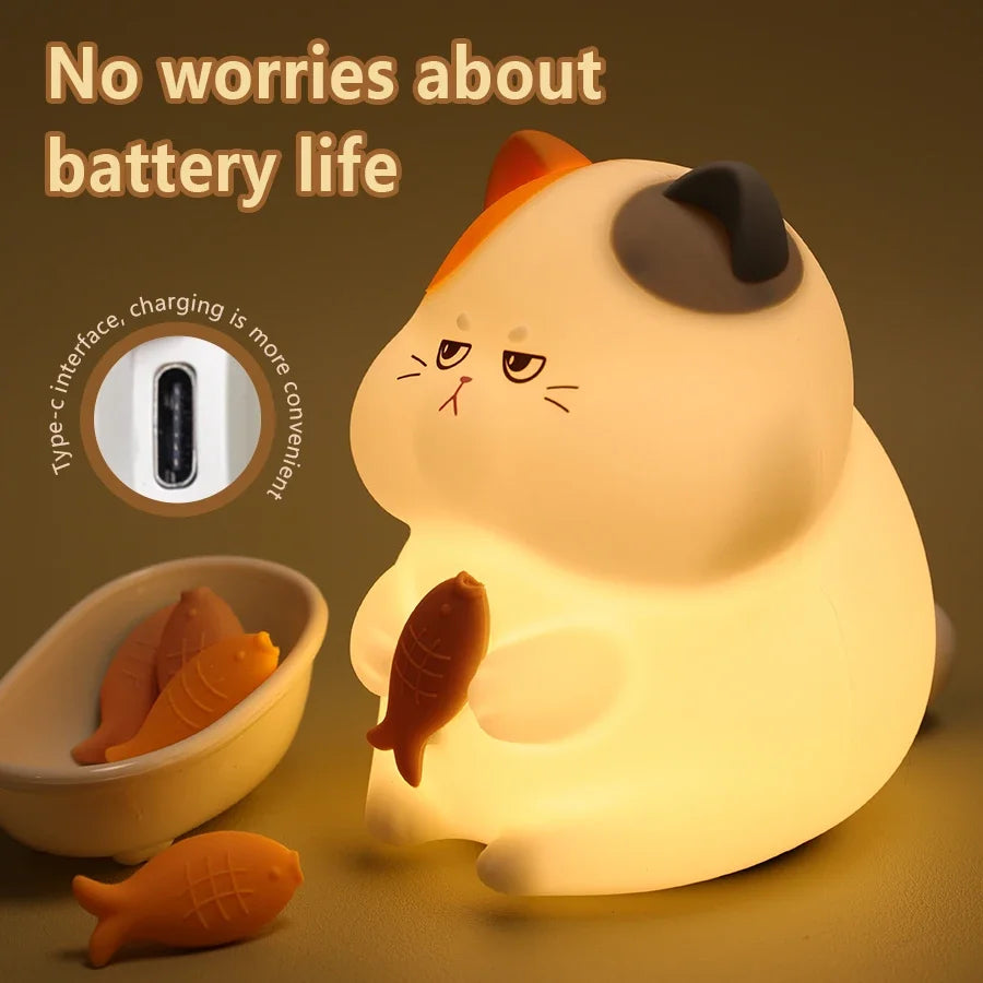 Fat Cat Night Light