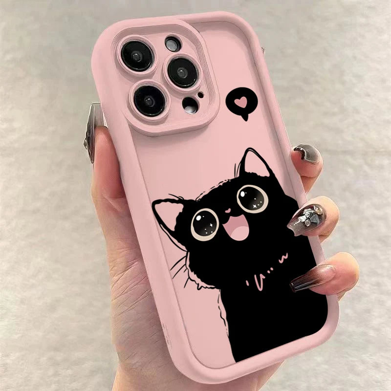Black Cat iPhone Case