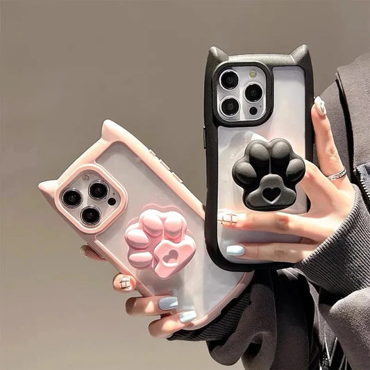 3D Cat Phone Holder Case