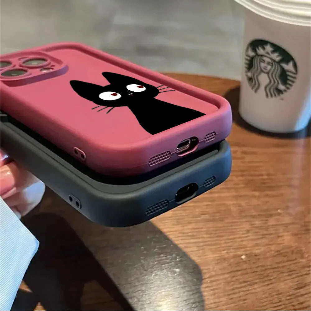 Black Cat iPhone Case