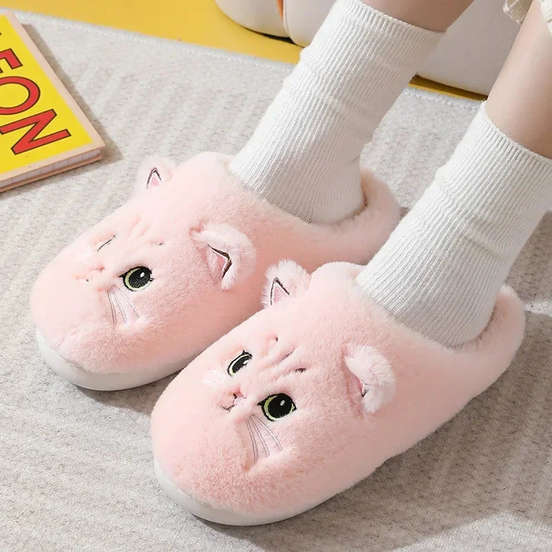 Black Cat Slippers