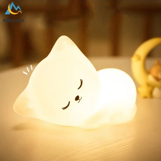 Sleeping Cat Night Light