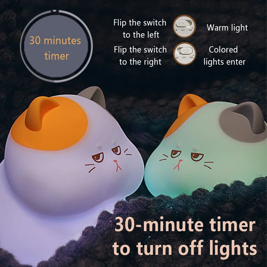 Fat Cat Night Light