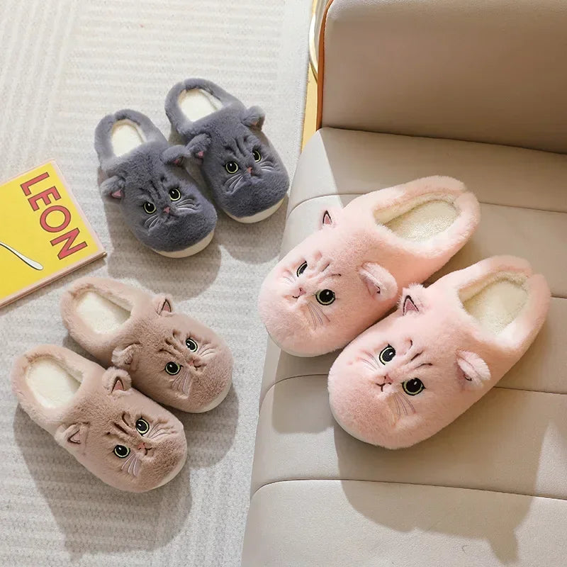 Black Cat Slippers