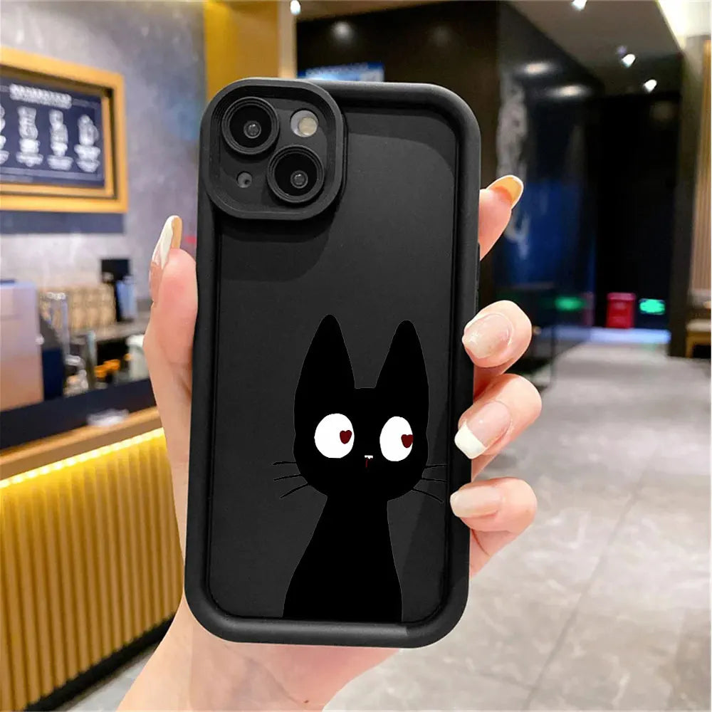 Black Cat iPhone Case