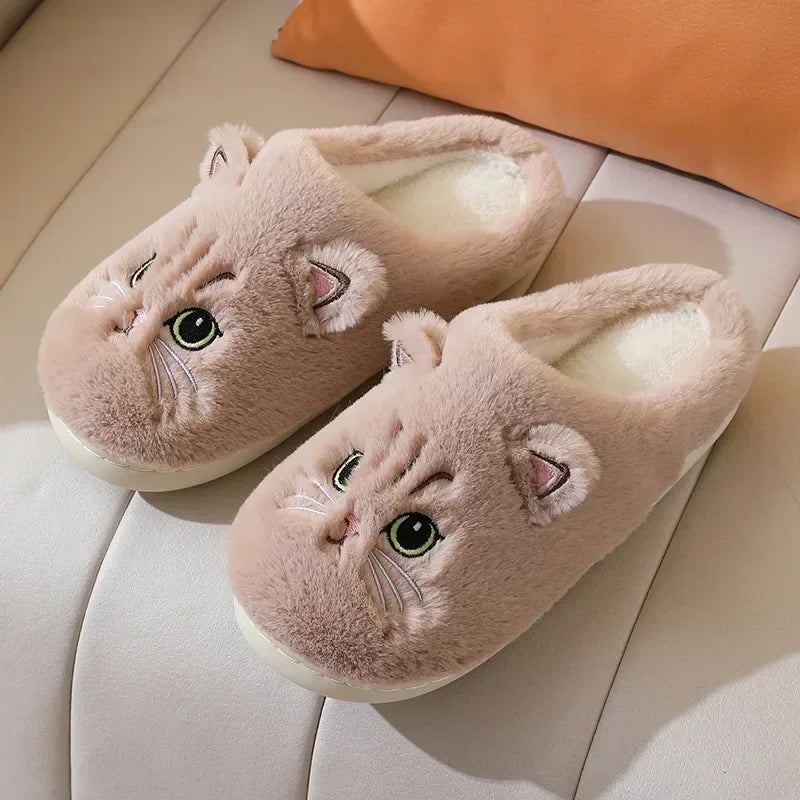 Black Cat Slippers