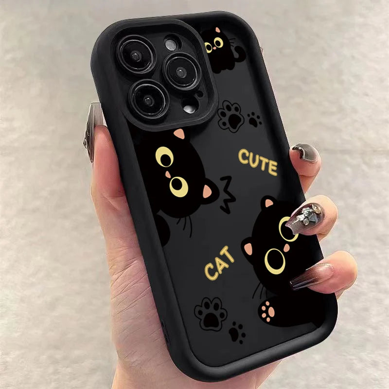 Black Cat iPhone Case