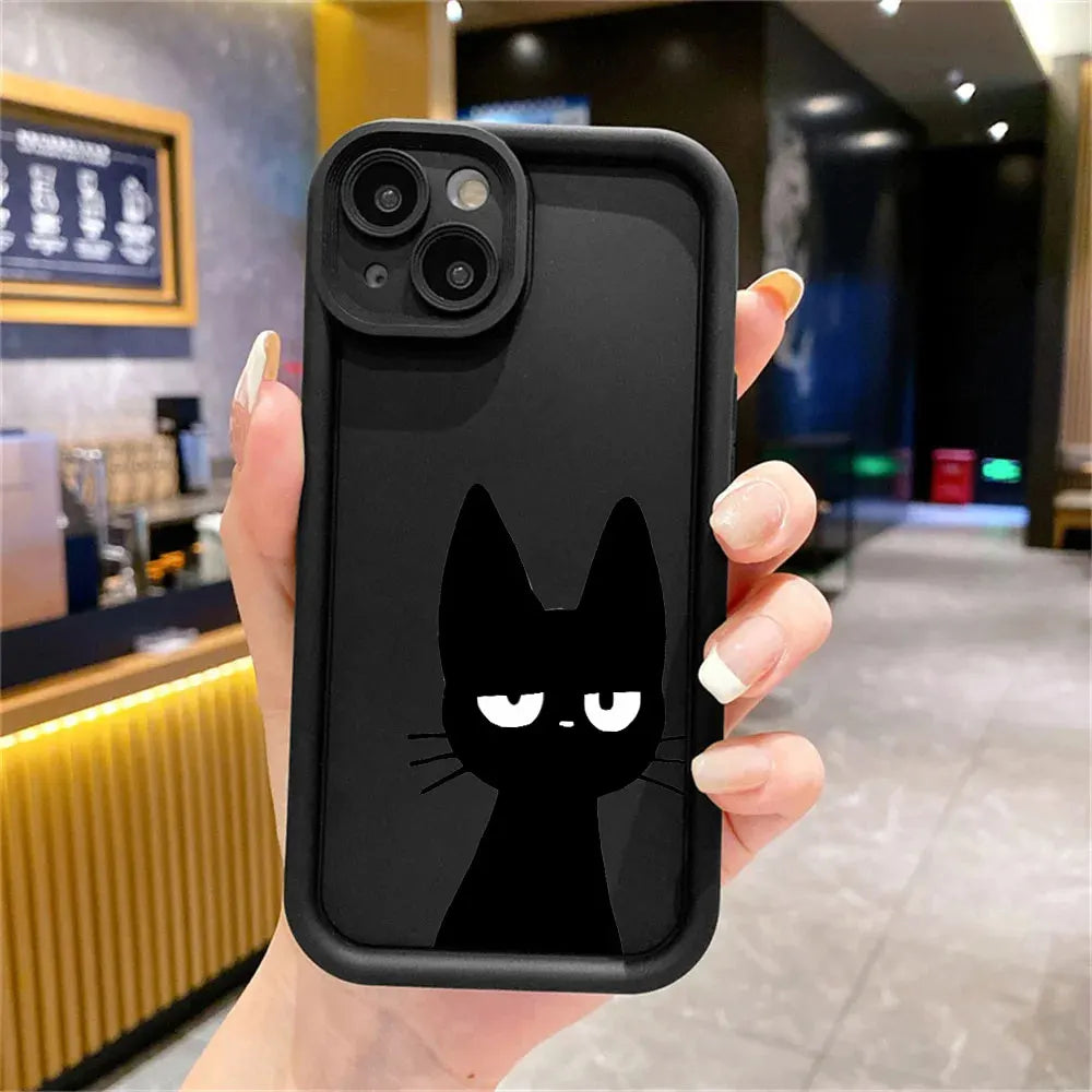 Black Cat iPhone Case