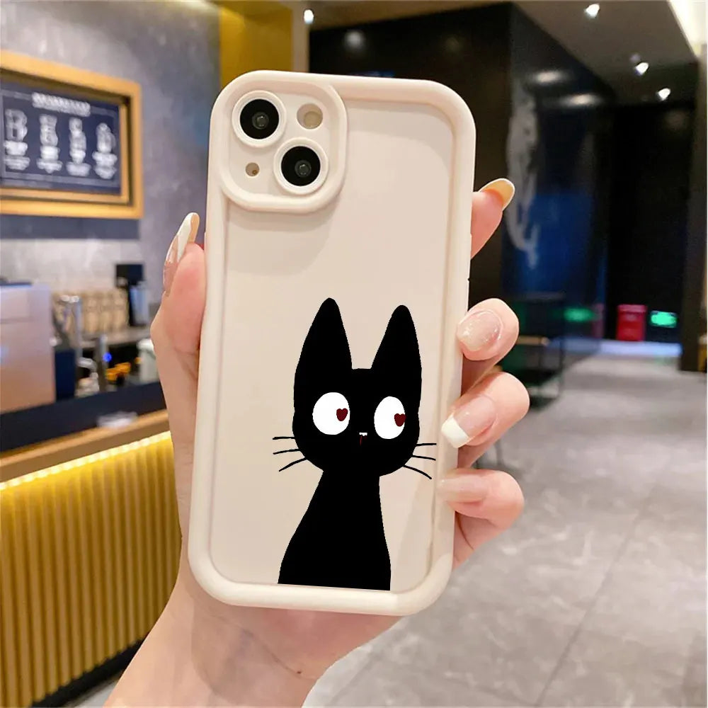 Black Cat iPhone Case