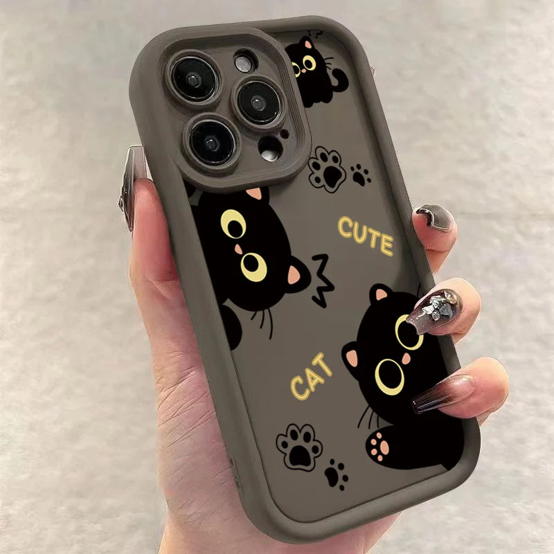 Black Cat iPhone Case