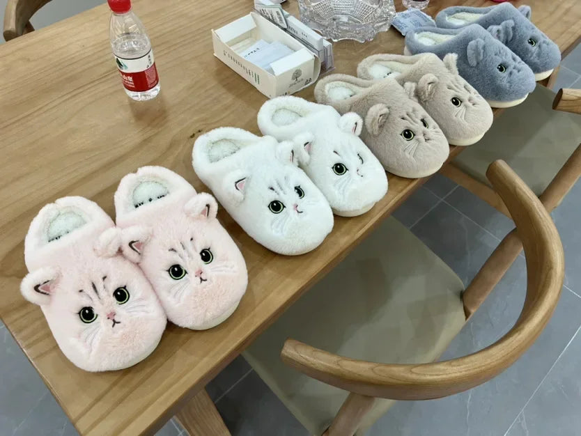 Black Cat Slippers