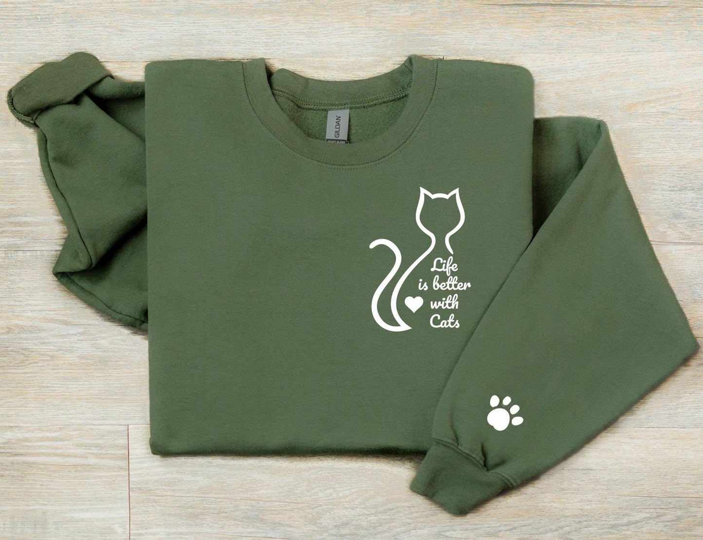 Life Is Better Cats Sweater