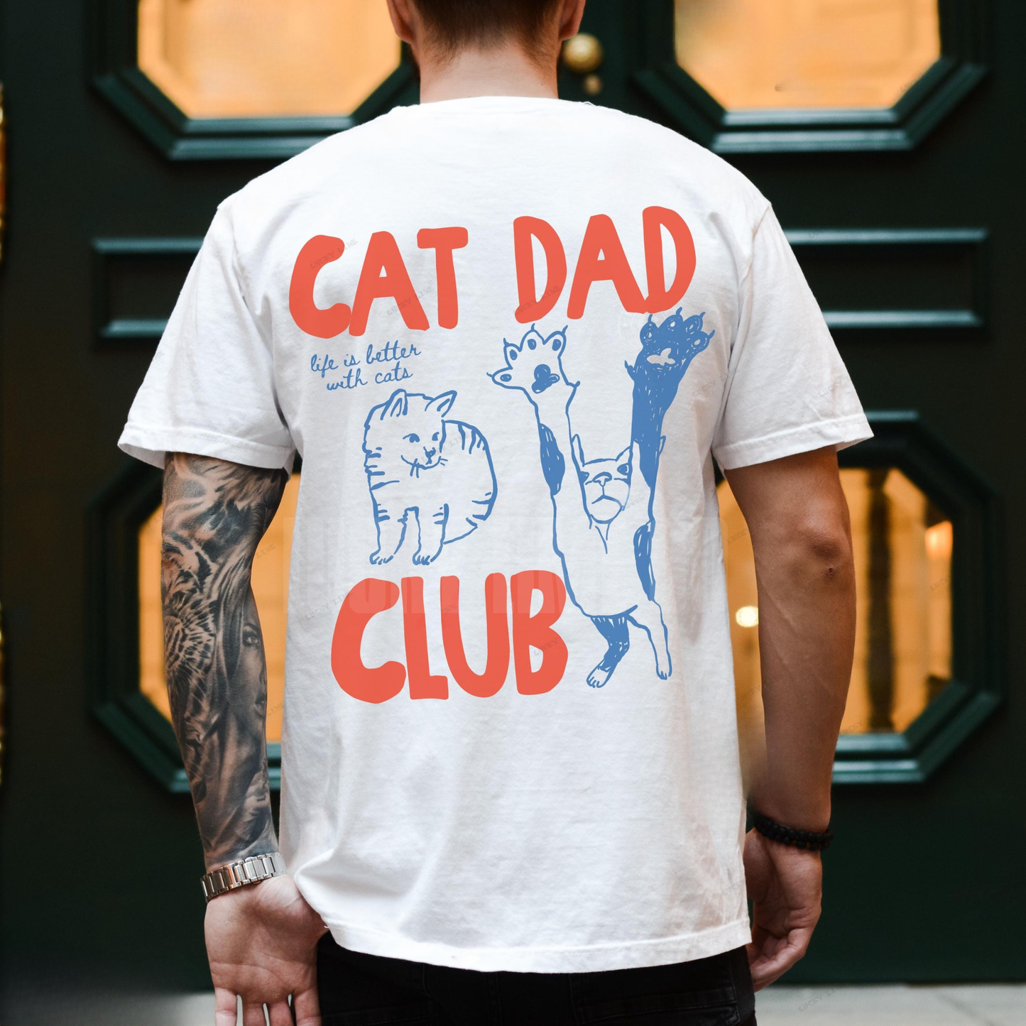 Cat Dad Club Tee