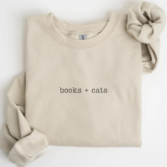 Books & Cats Sweater V10