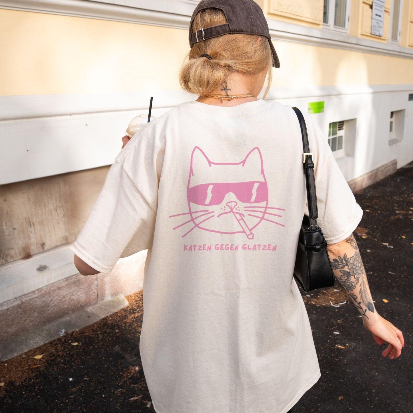 Cats Against Bald Heads Tee