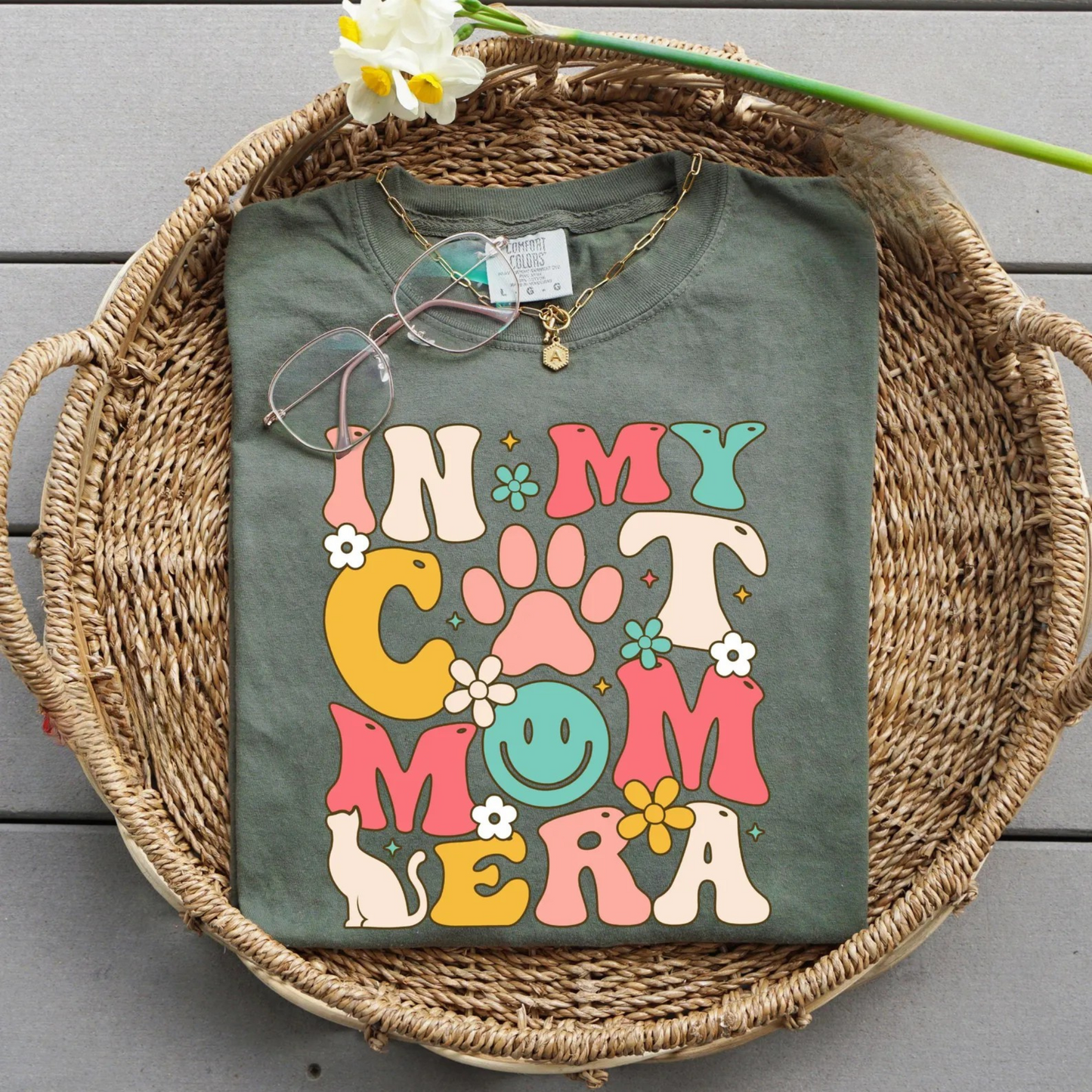 Cat Mom Era Tee