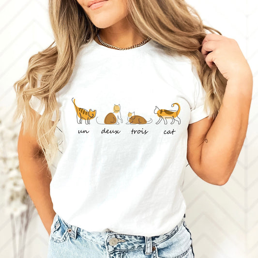 Un Deux Trois Cat Tee V20