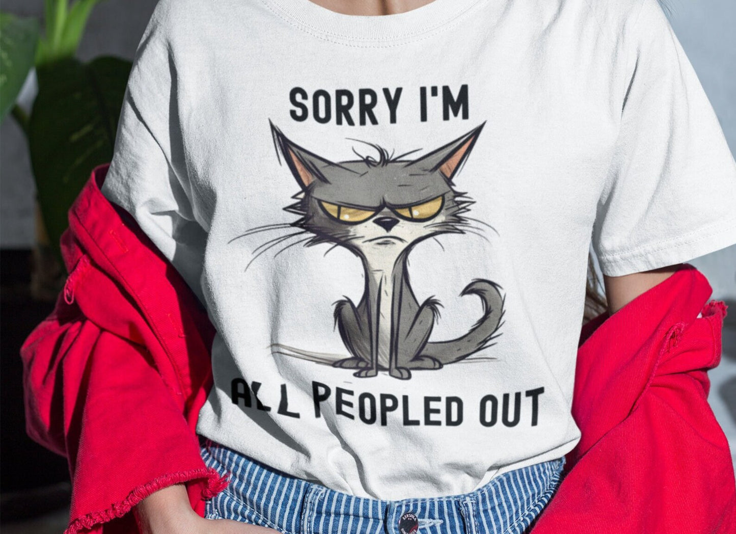 Sarcasm Cat Tee V2