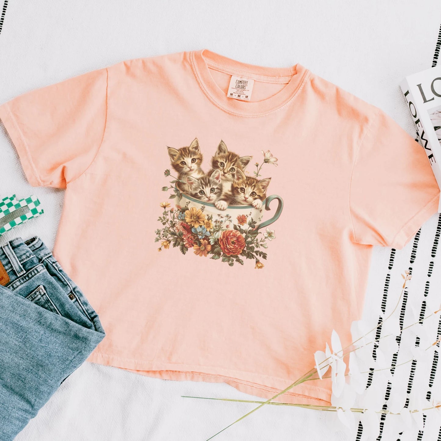 Retro Kitten Tee