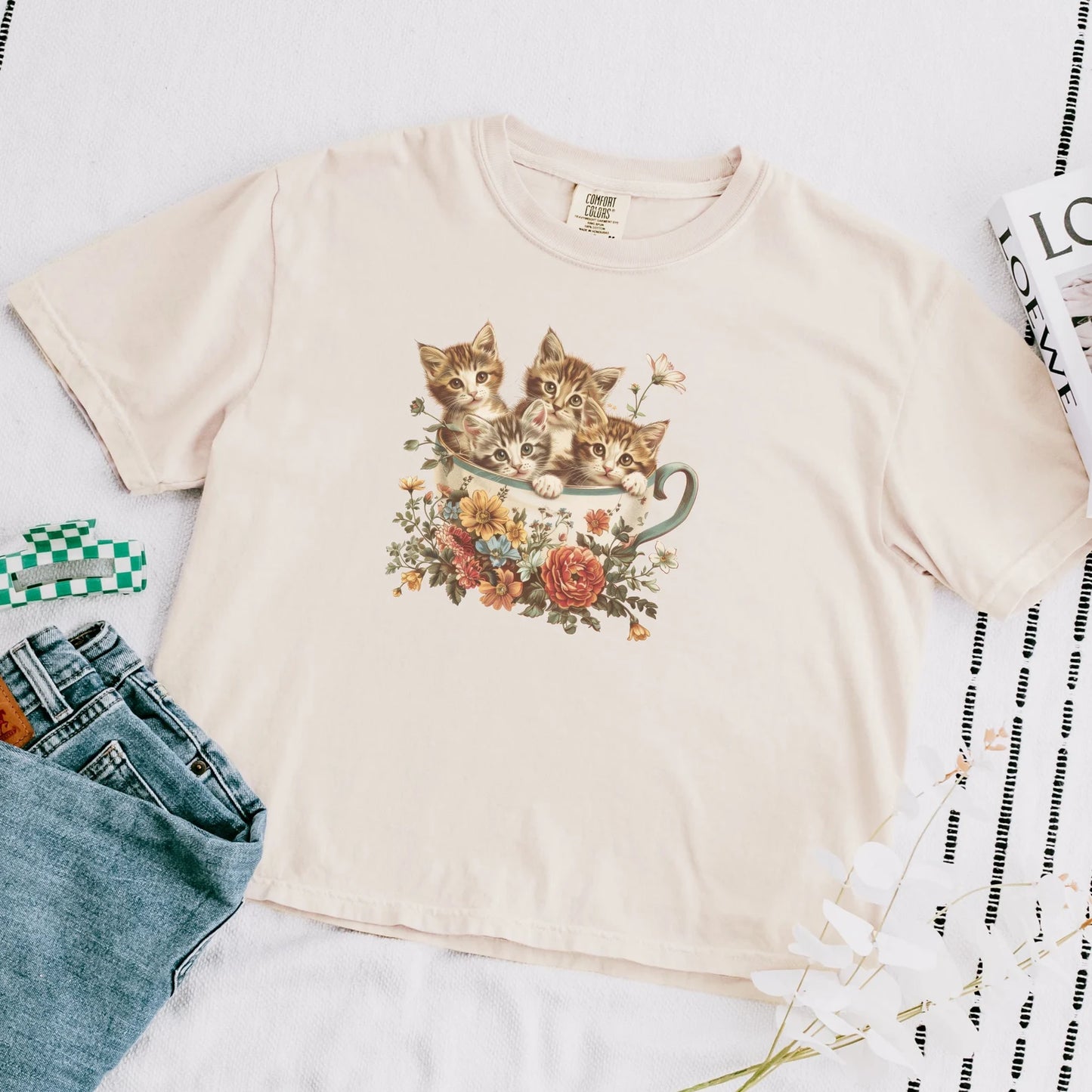 Retro Kitten Tee