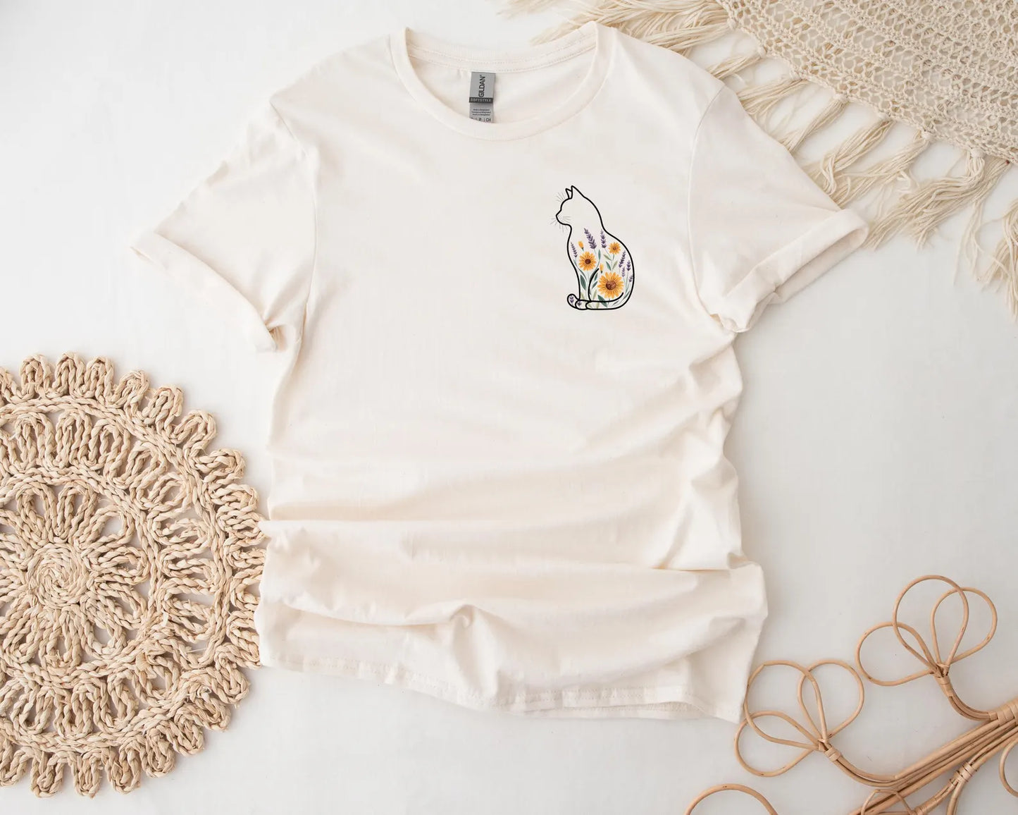 Flower Cat Tee V3