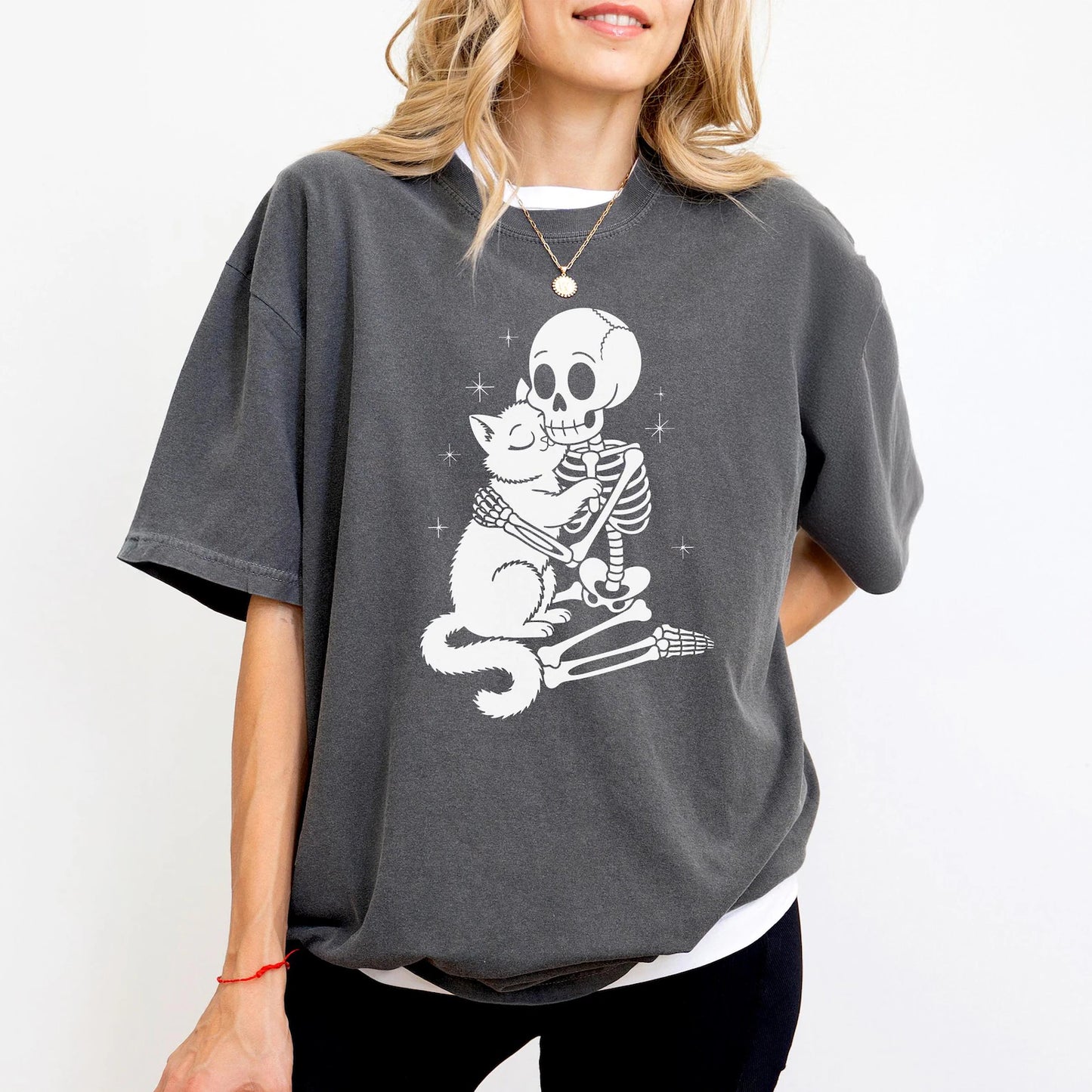 Cat Skeleton Tee